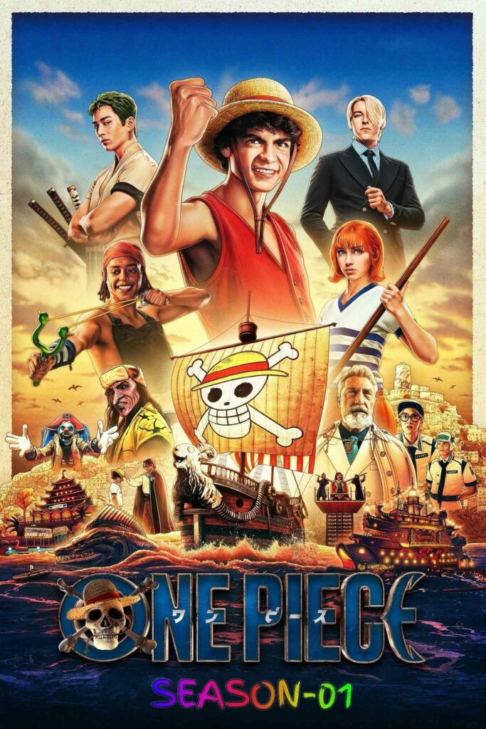Free One Piece S01 (2023) (Hindi + English) Dual Audio Completed Web Series HEVC ESub