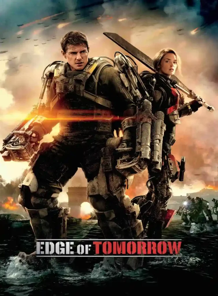 Free Edge of Tomorrow (2014) (Hindi + English) Dual Audio Hollywood Movie BluRay HD ESub